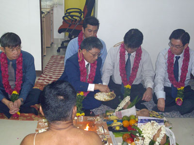 Pooja ceremony at TIPL